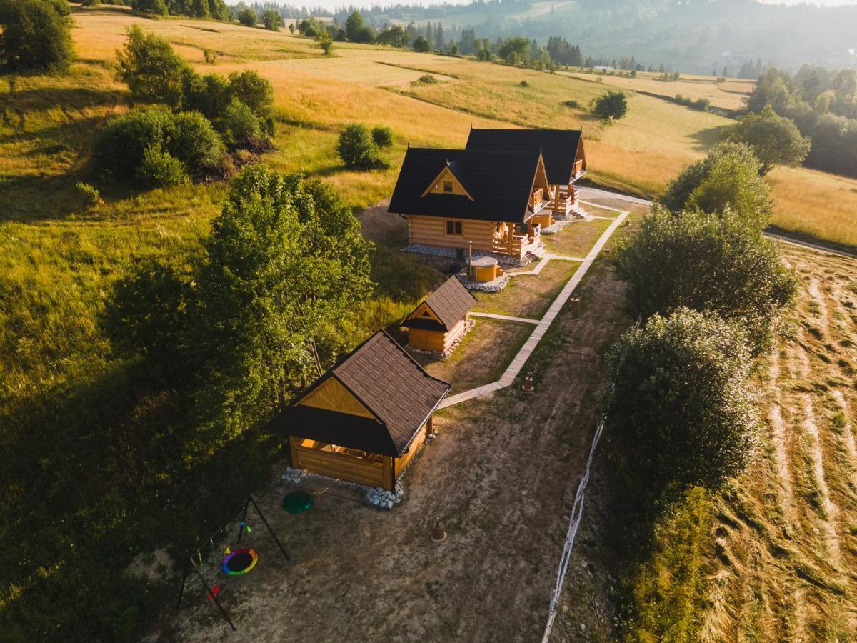 Domki Gorce Klikuszowa- Sauna, Jacuzzi Buitenkant foto